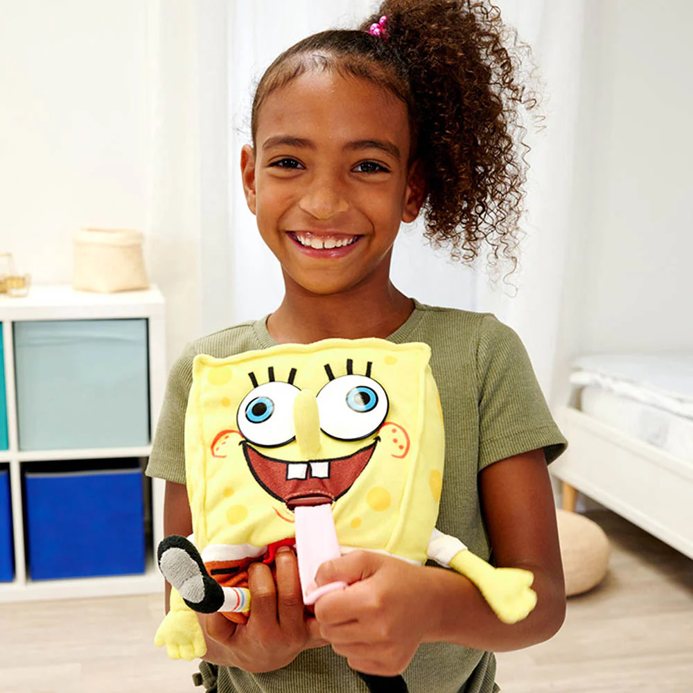 Muñeco de peluche interactivo Bob Esponja 30 cm - Imagen 5