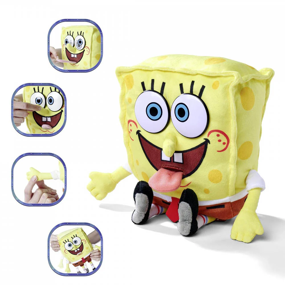 Muñeco de peluche interactivo Bob Esponja 30 cm - Imagen 2
