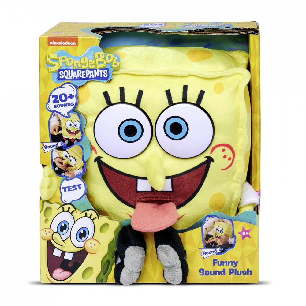 Muñeco de peluche interactivo Bob Esponja 30 cm - Imagen 7