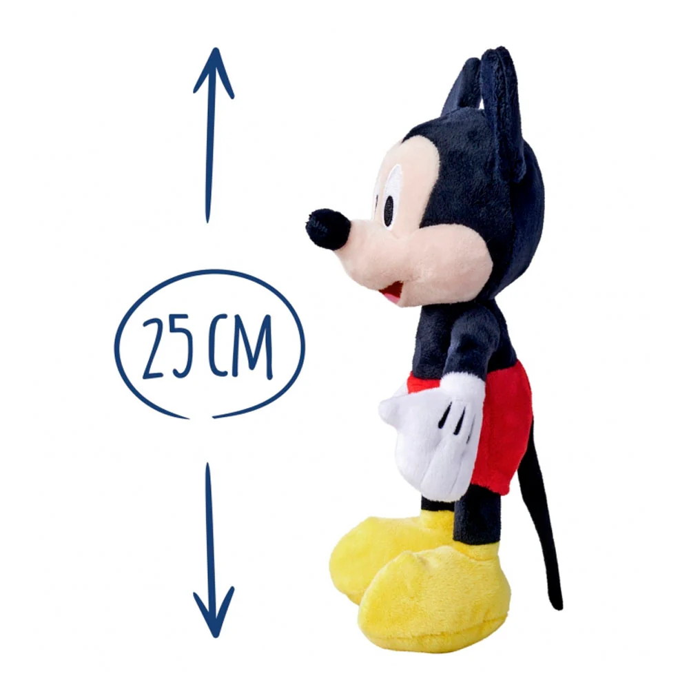 Muñeco de peluche Mickey Mouse 25 cm - Imagen 5