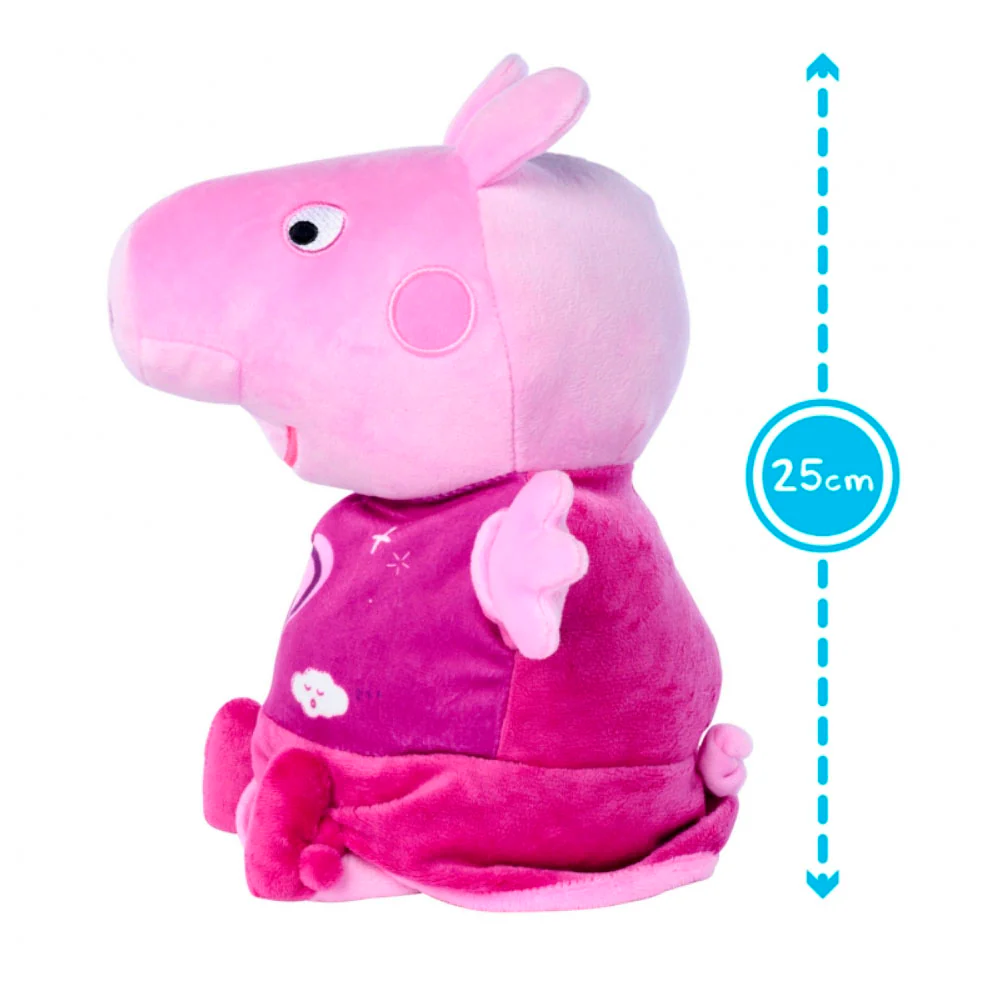Muñeco de peluche Buenas Noches Peppa Pig con luz y nana - Imagen 5