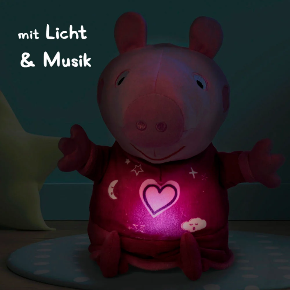 Muñeco de peluche Buenas Noches Peppa Pig con luz y nana - Imagen 4