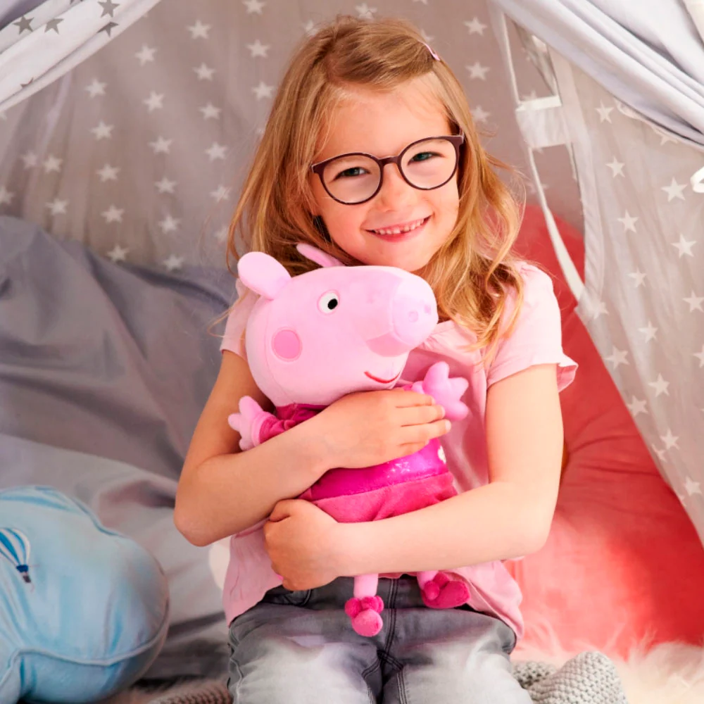 Muñeco de peluche Buenas Noches Peppa Pig con luz y nana - Imagen 3
