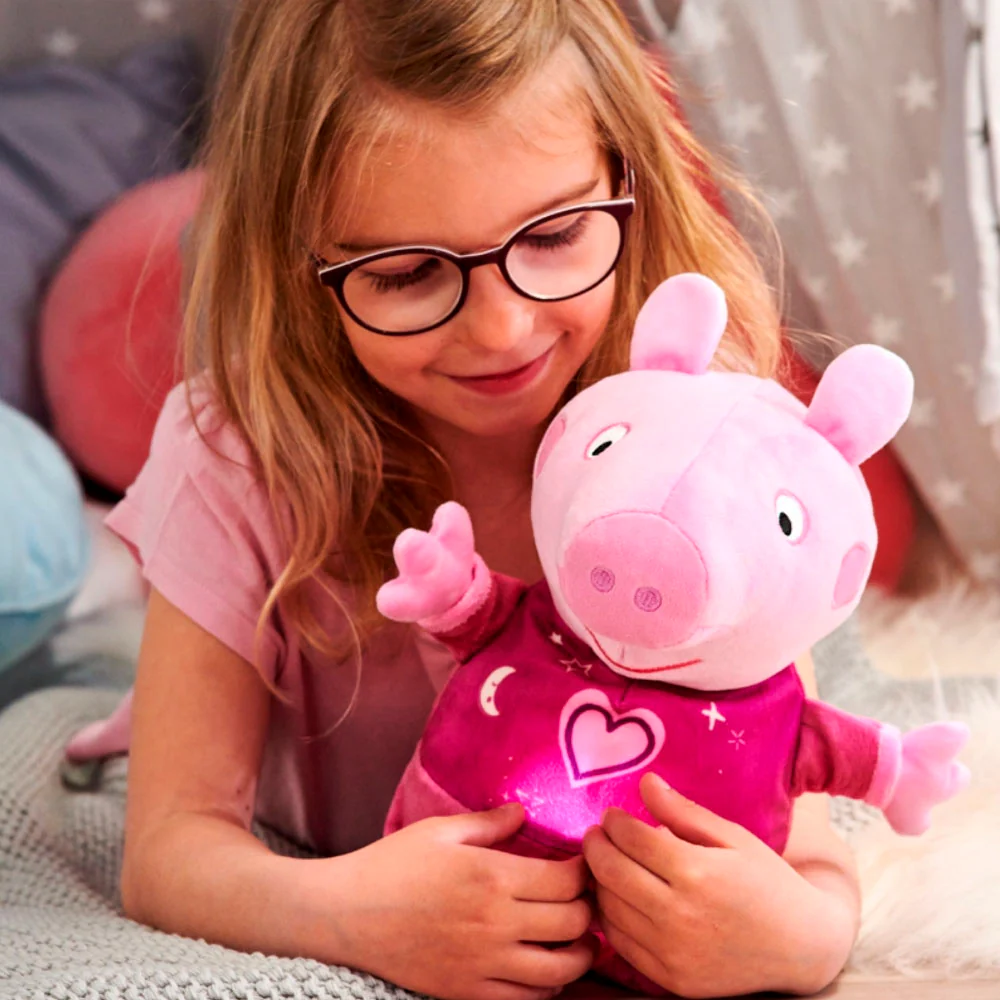 Muñeco de peluche Buenas Noches Peppa Pig con luz y nana - Imagen 2