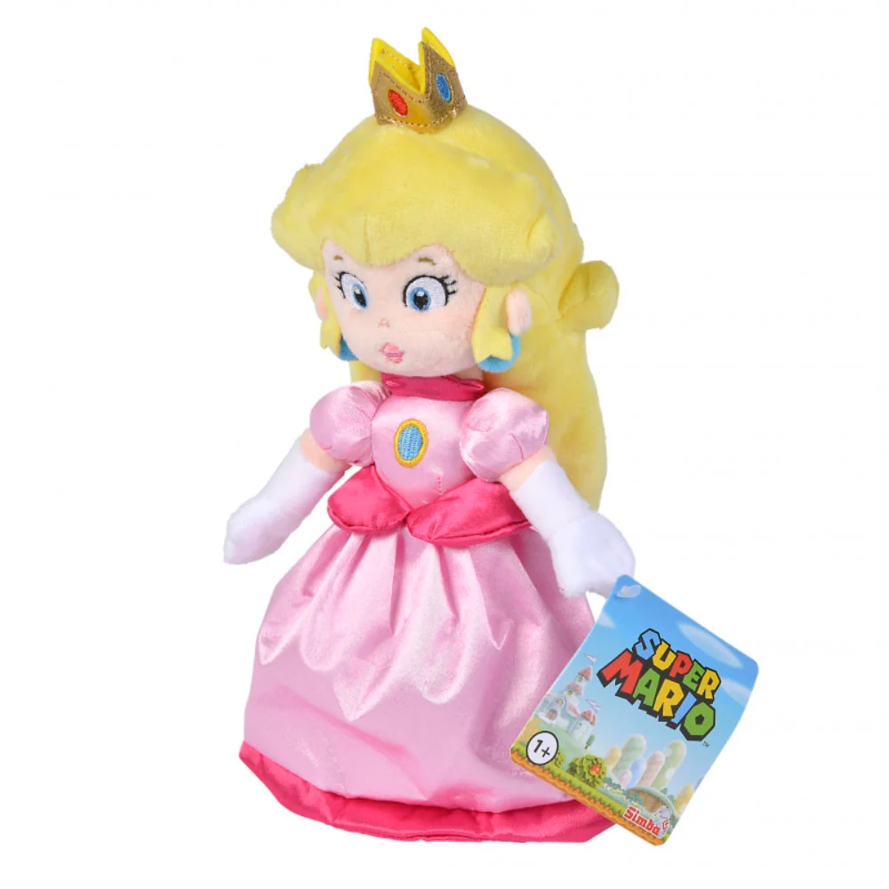 Muñeco de peluche Super Mario Bros Princesa Peach 30 cm - Imagen 3