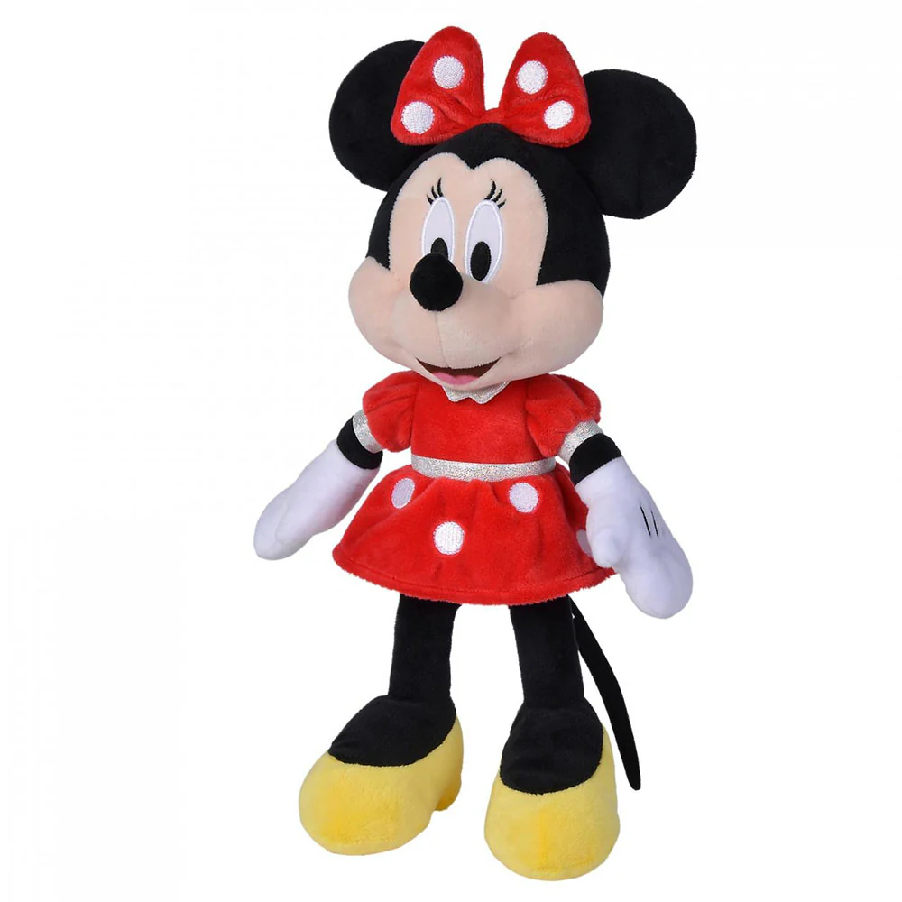 Muñeco de peluche Minnie Mouse con vestido rojo 35 cm - Imagen 4