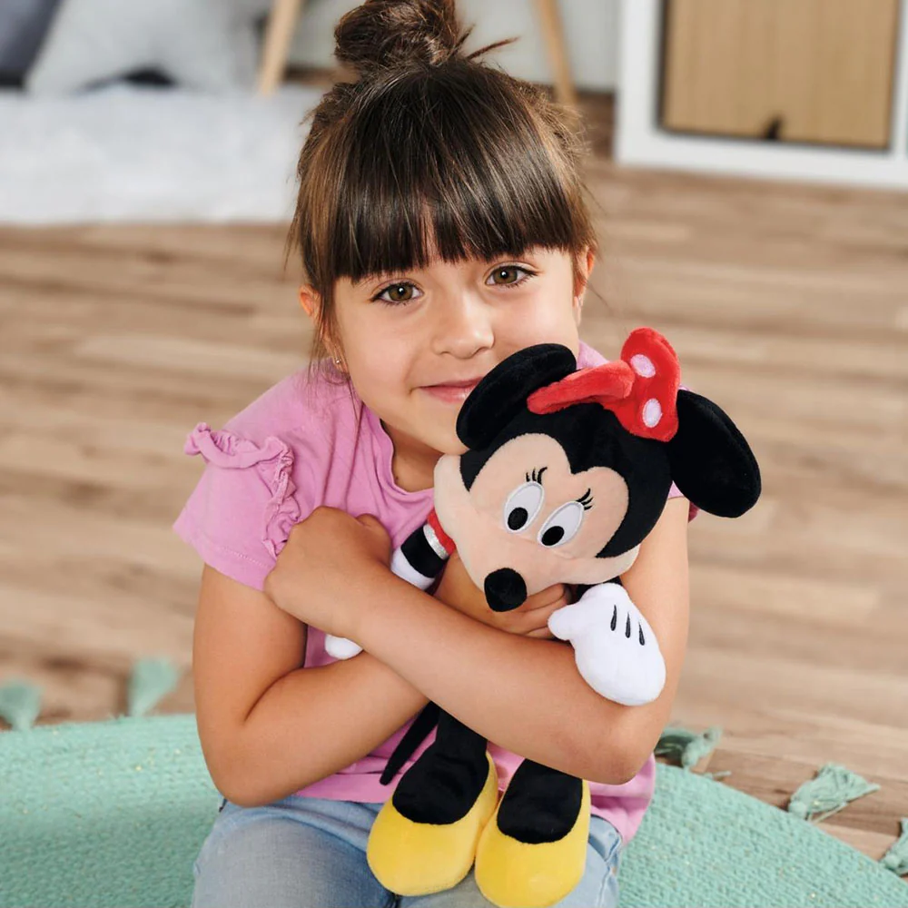 Muñeco de peluche Minnie Mouse con vestido rojo 35 cm - Imagen 2